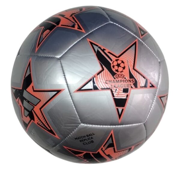 BALON FUTBOL SOCCER ADIDAS CHAMPIOS PVC GRIS